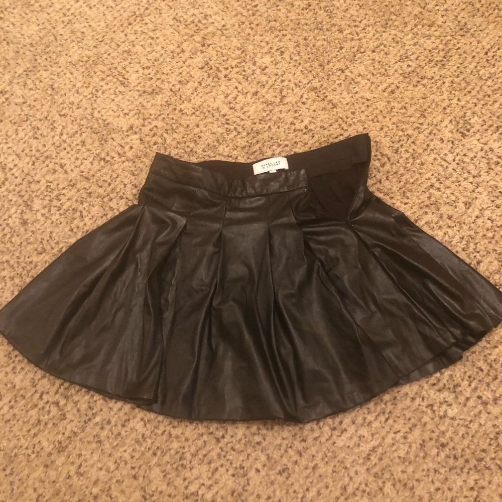 Black Leather skirt